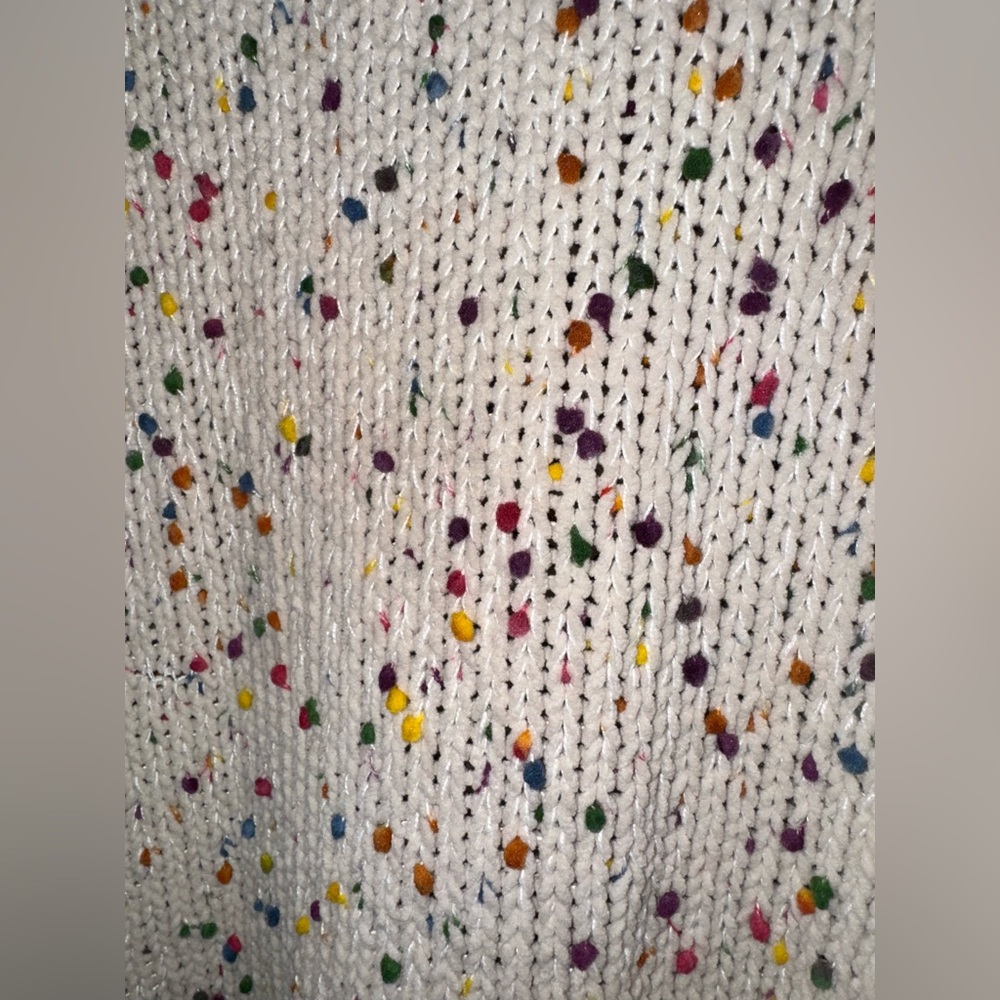 Seven7 Multicolor Speckled Confetti Women's cozy Sweater - Picture 6 of 7